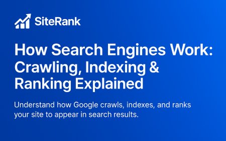 How Search Engines Work: Crawling, Indexing & Ranking Explained